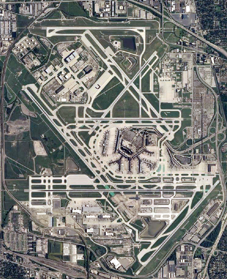 オヘア空港全体図