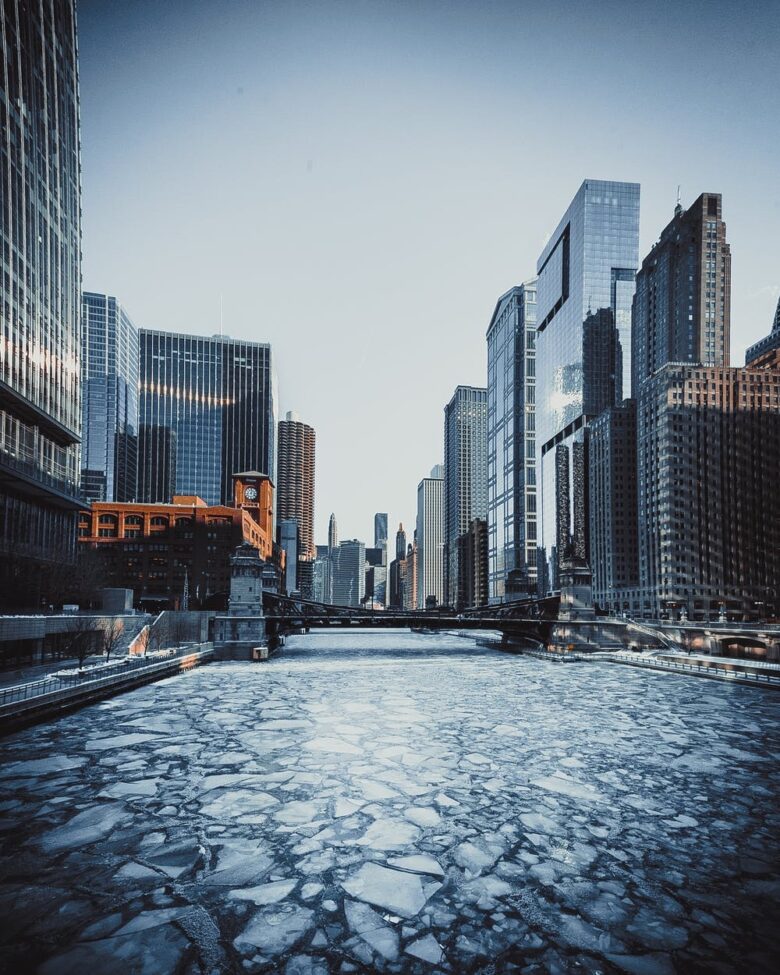 シカゴの冬景色